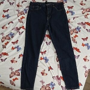 Forever 21 Blue Skinny Jeans Classic Fit